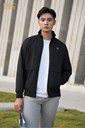 WAJKBD111M - ĐEN_2 Ảnh của Áo bomber 2 lớp cổ đứng